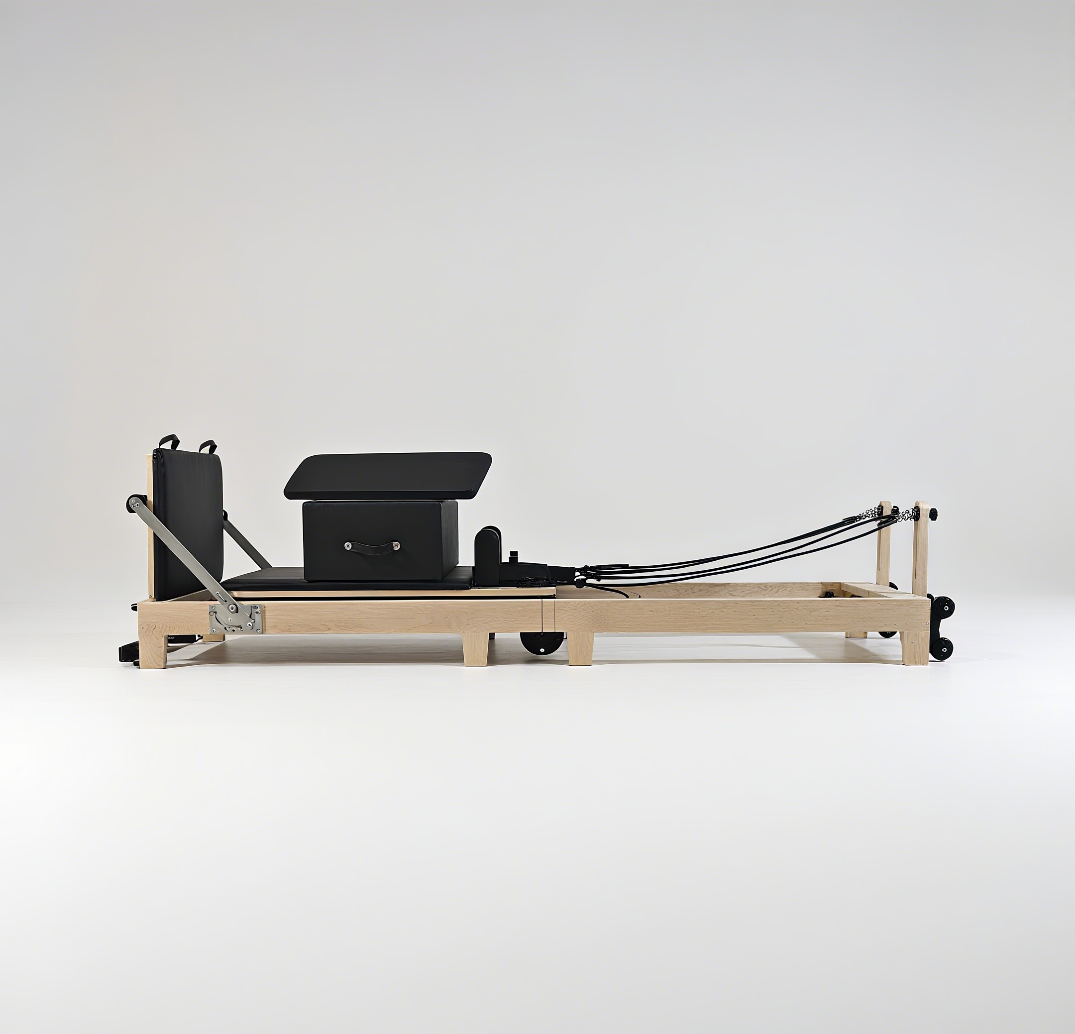 Pilates & Yoga Unleashed International Academy - Foldable Maple Wood Pilates Reformer with