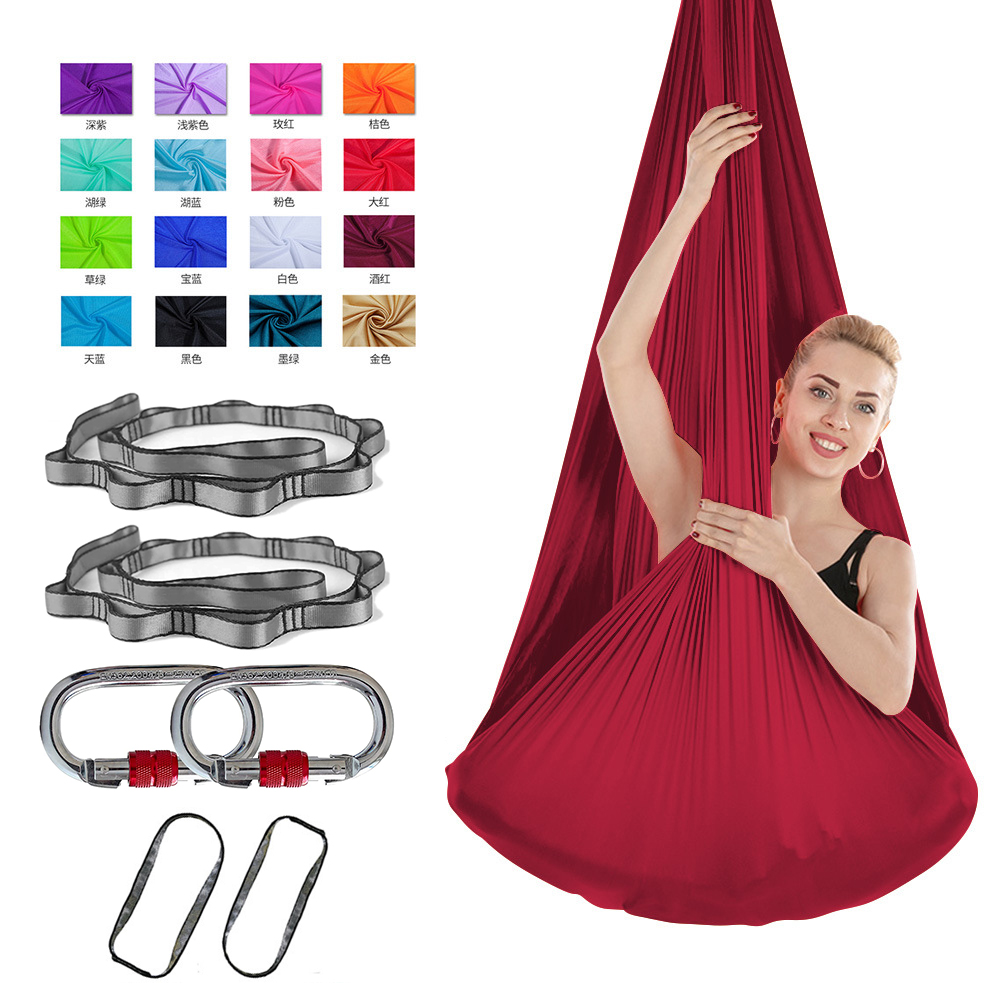 FITNESS 4.37 Yards Aerial Yoga - Aerial Silk Hammock 评论和价格