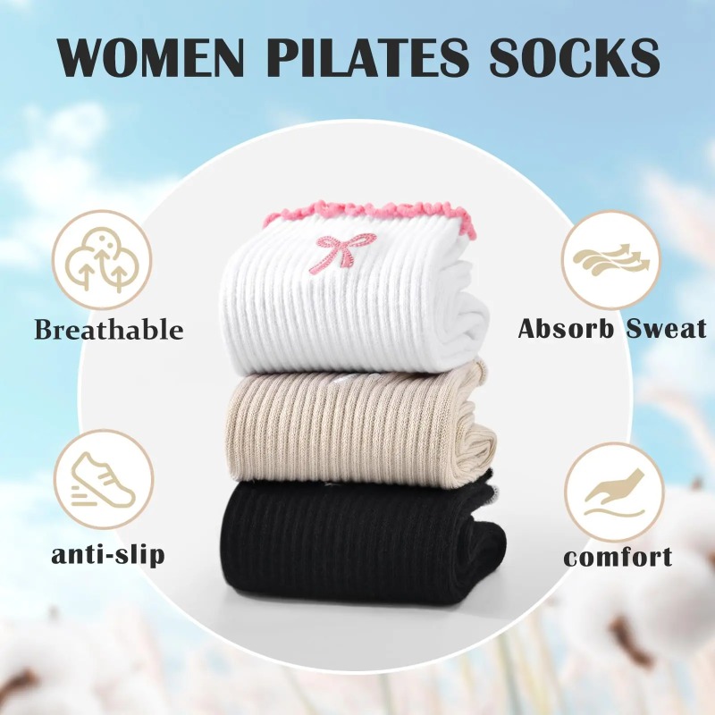 Professional Yoga Socks, Cotto - Pilates Yoga Fitness 评论和价格