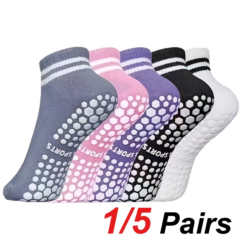 1/5 Pair Women's Silicone Anti - Pilates Yoga Fitness 评论和价格