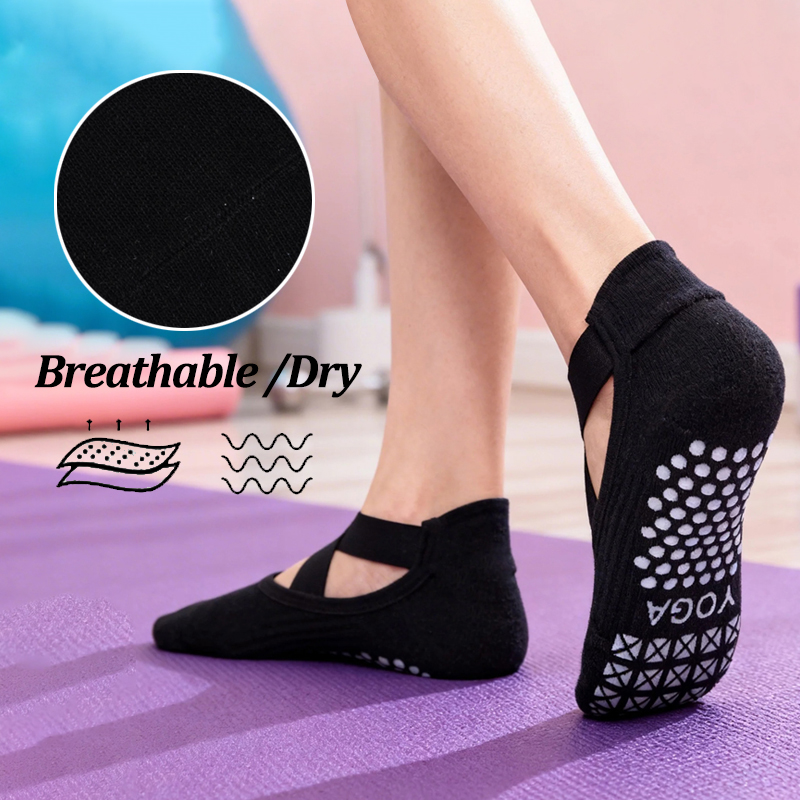 Women Non-Slip Yoga Socks Sili - Pilates Yoga Fitness 评论和价格
