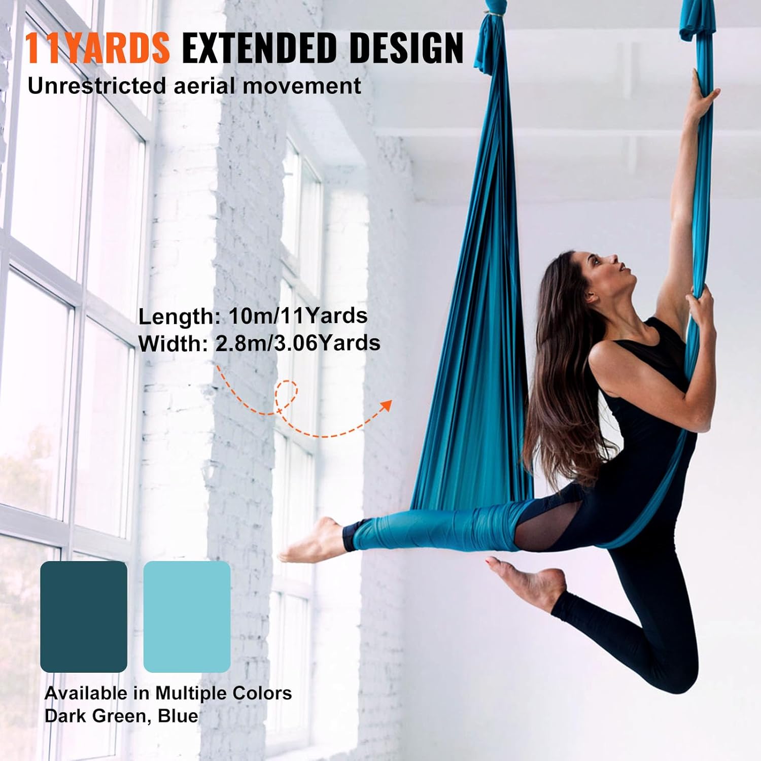 11 Yards Aerial Silk Set Aeria - Aerial Silk Hammock 评论和价格