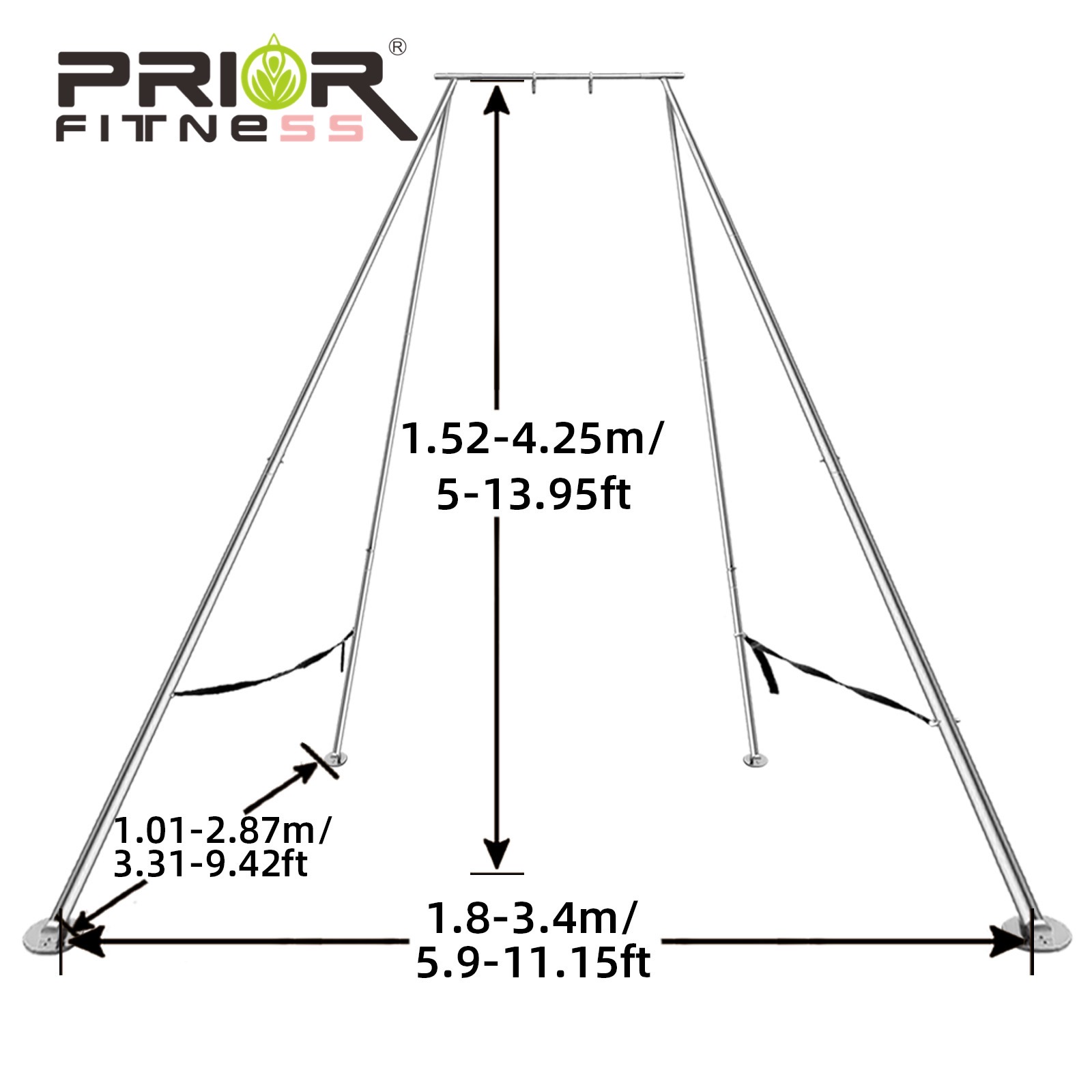 Upgrade 4.25 Meters Aerial Rig - Aerial Silk Hammock 评论和价格