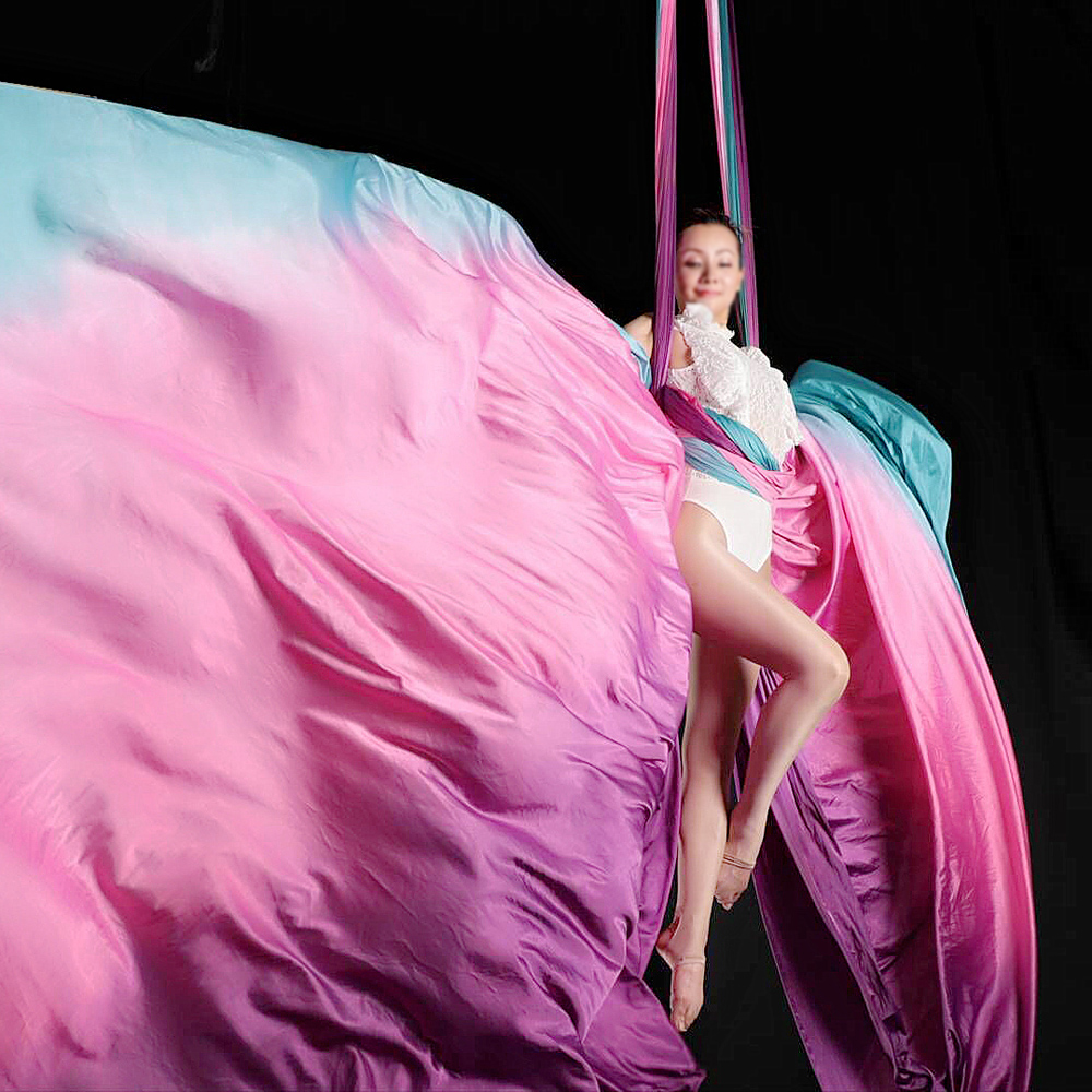 Ombre Anti-Gravity Yoga Hammoc - Aerial Silk Hammock 评论和价格