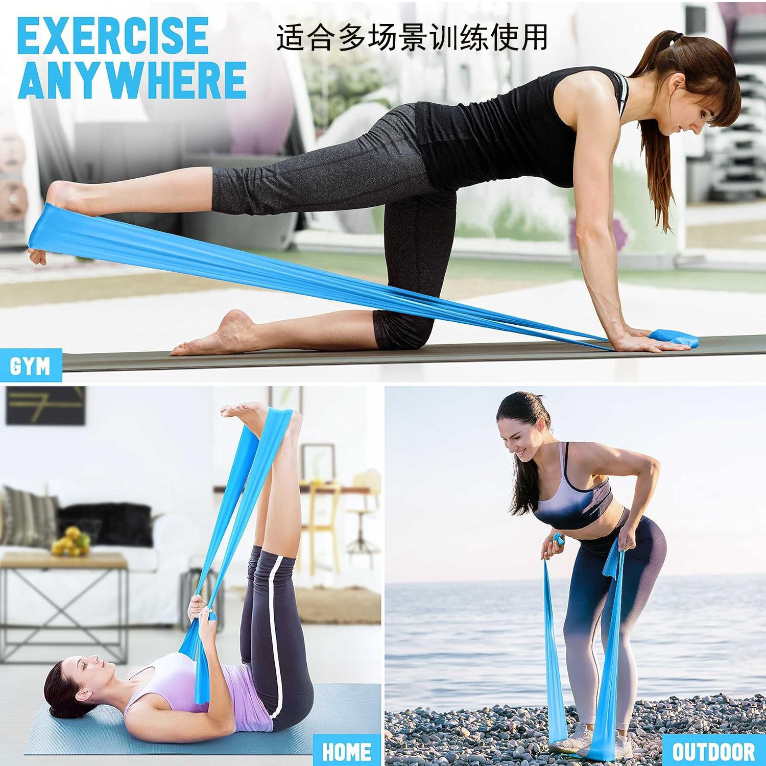 Yoga Elastic Bands Portable Pi - Pilates Yoga Circle 评论和价格